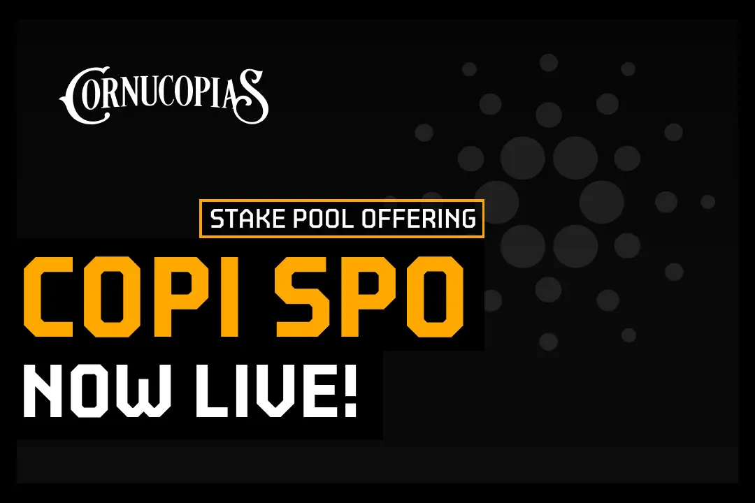 Cover Image for COPI SPO Now Live