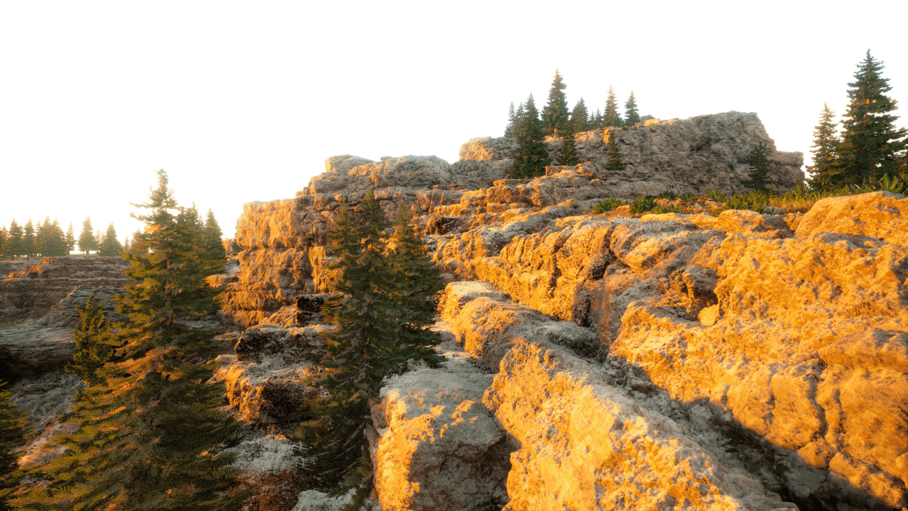 Rocky hills on Solace