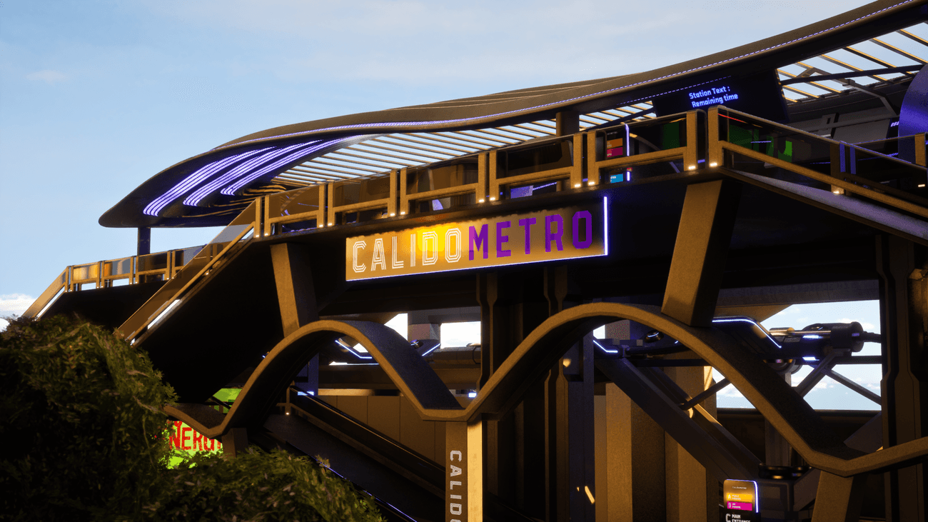 Calido Valley Metro Main Entrance