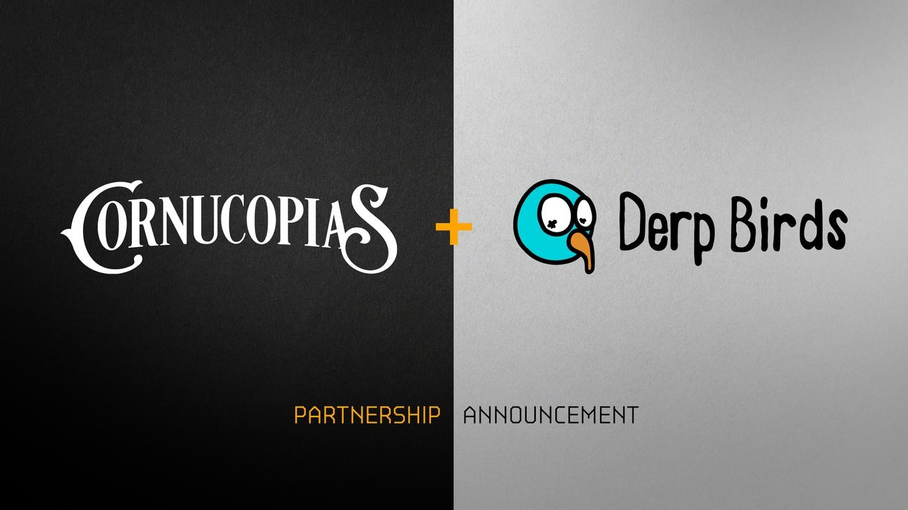 Cover Image for Derp Birds, the project behind Derp Foot Jackets and Buff Hearts, joins forces with Cornucopias, Inc. in a groundbreaking NFT alliance